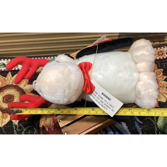 Opus Reindeer Plush Bloom County 1995 Christmas Forget Me Not American Greetings - Picture 11 of 11